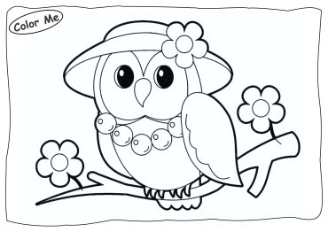 Pretty Owl – Color Me